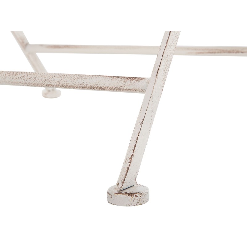 Stolik bistro TRIESTE 70 cm 70 cm Metal Jasnobeżowy Stolik bistro TRIESTE 70 cm 70 cm Metal Jasnobeżowy