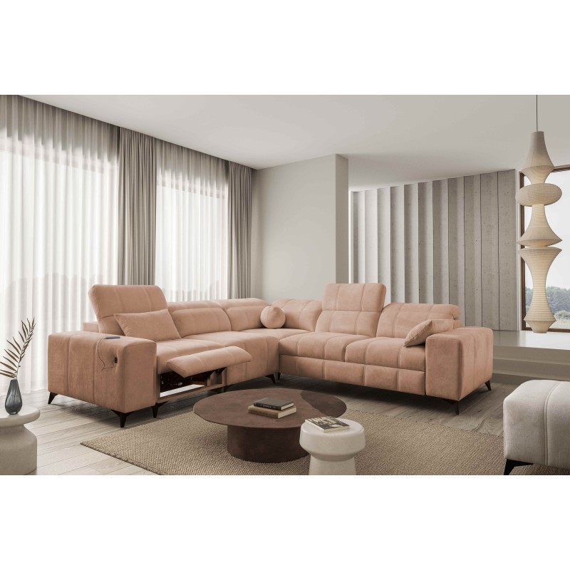 Narożnik ballagio III Mix z funkcją spania oraz funkcją relax tkanina Spring 1112 Narożnik ballagio III Mix z funkcją spania oraz funkcją relax tkanina Spring 1112