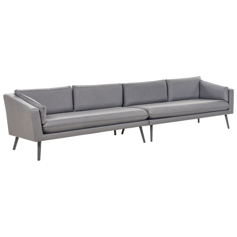 Sofa ogrodowa 4-osobowa szara LORETELLO Sofa ogrodowa 4-osobowa szara LORETELLO