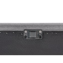 Sofa ogrodowa 4-osobowa szara LORETELLO Sofa ogrodowa 4-osobowa szara LORETELLO