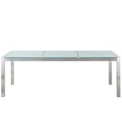 Stół ogrodowy GROSSETO 220 cm 100 cm Szkło tłuczone Przezroczysty Stół ogrodowy GROSSETO 220 cm 100 cm Szkło tłuczone Przezroczysty