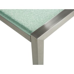 Stół ogrodowy GROSSETO 220 cm 100 cm Szkło tłuczone Przezroczysty Stół ogrodowy GROSSETO 220 cm 100 cm Szkło tłuczone Przezroczysty