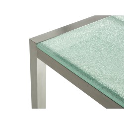 Stół ogrodowy GROSSETO 220 cm 100 cm Szkło tłuczone Przezroczysty Stół ogrodowy GROSSETO 220 cm 100 cm Szkło tłuczone Przezroczysty
