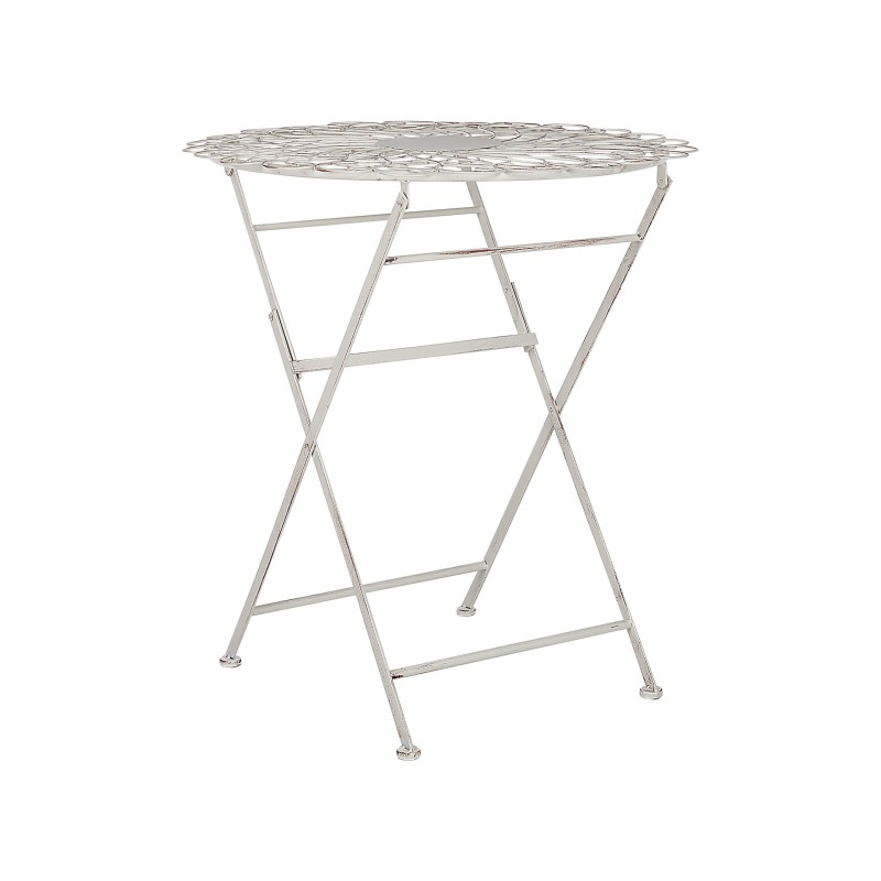 Stolik bistro STIFFE 70 cm 70 cm Metal Biały Stolik bistro STIFFE 70 cm 70 cm Metal Biały