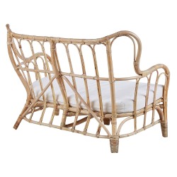Zestaw ogrodowy ze stolikiem dla 4 osób BRINDISI Rattan Naturalny Zestaw ogrodowy ze stolikiem dla 4 osób BRINDISI Rattan Naturalny