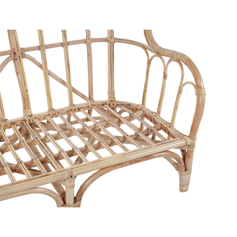 Zestaw ogrodowy ze stolikiem dla 4 osób BRINDISI Rattan Naturalny Zestaw ogrodowy ze stolikiem dla 4 osób BRINDISI Rattan Naturalny