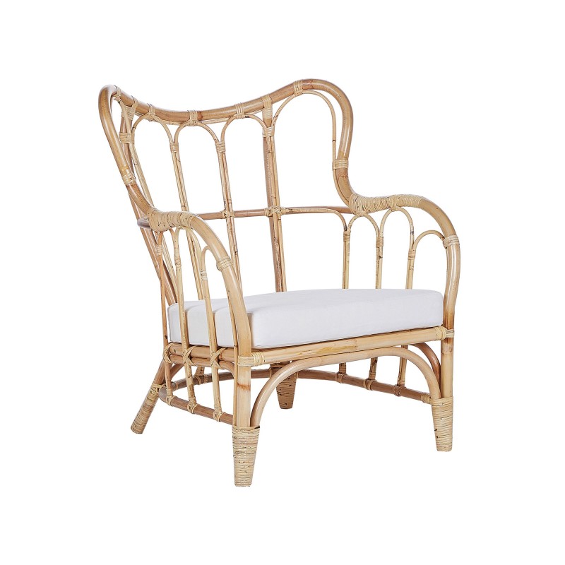 Zestaw ogrodowy ze stolikiem dla 4 osób BRINDISI Rattan Naturalny Zestaw ogrodowy ze stolikiem dla 4 osób BRINDISI Rattan Naturalny