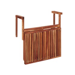 Stolik balkonowy UDINE 70 cm 69 cm Drewno akacjowe Brązowy Stolik balkonowy UDINE 70 cm 69 cm Drewno akacjowe Brązowy