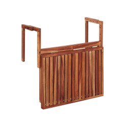 Stolik balkonowy UDINE 70 cm 69 cm Drewno akacjowe Brązowy Stolik balkonowy UDINE 70 cm 69 cm Drewno akacjowe Brązowy