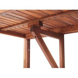 Stolik balkonowy UDINE 70 cm 69 cm Drewno akacjowe Brązowy Stolik balkonowy UDINE 70 cm 69 cm Drewno akacjowe Brązowy