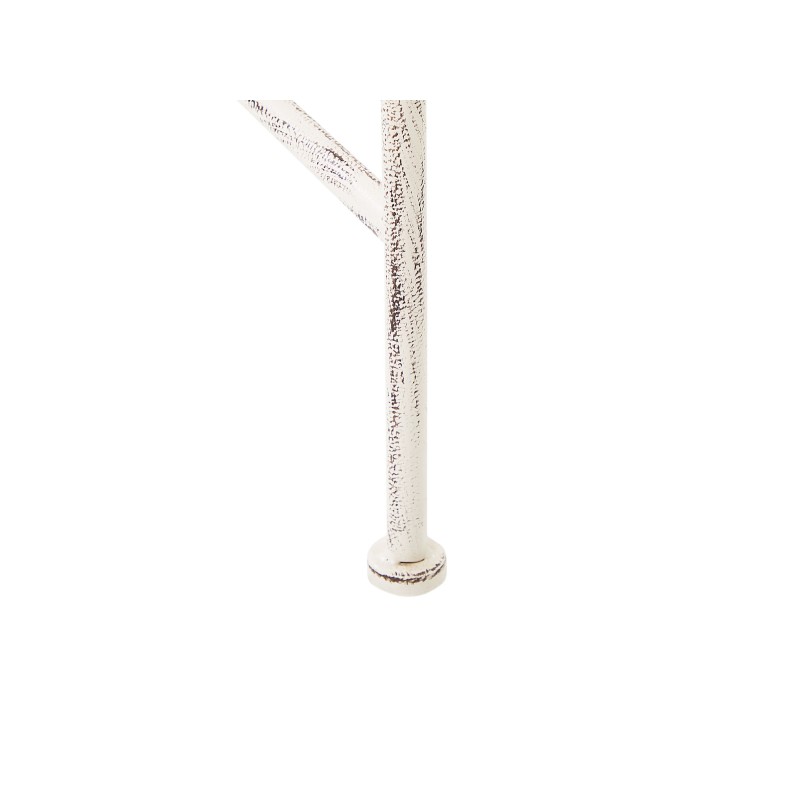 Ławka ogrodowa MILAZZO 130 cm Metal Biały Ławka ogrodowa MILAZZO 130 cm Metal Biały