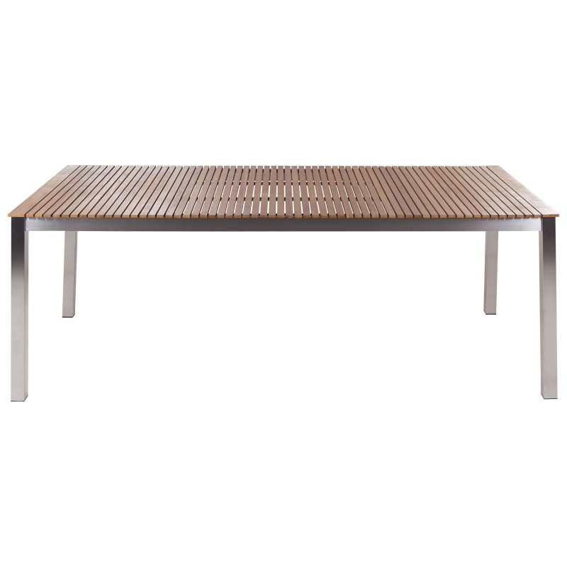 Stół ogrodowy VIAREGGIO 200 cm 90 cm Drewno tekowe (certyfikat FSC®) Brązowy Stół ogrodowy VIAREGGIO 200 cm 90 cm Drewno tekowe (certyfikat FSC®) Brązowy
