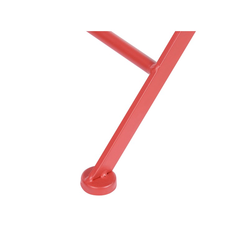 Stolik bistro SCARIO 70 cm 70 cm Metal Czerwony Stolik bistro SCARIO 70 cm 70 cm Metal Czerwony