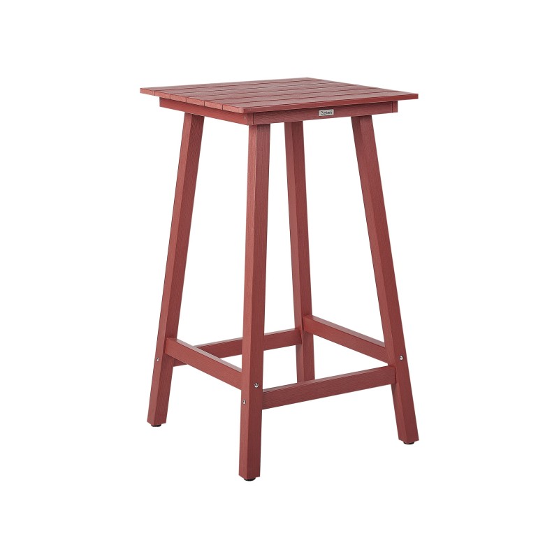 Stolik ogrodowy barowy ADIRONDACK 60 cm 59 cm Materiał syntetyczny Czerwony Stolik ogrodowy barowy ADIRONDACK 60 cm 59 cm Materiał syntetyczny Czerwony