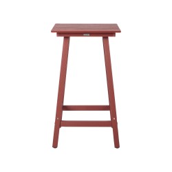 Stolik ogrodowy barowy ADIRONDACK 60 cm 59 cm Materiał syntetyczny Czerwony Stolik ogrodowy barowy ADIRONDACK 60 cm 59 cm Materiał syntetyczny Czerwony