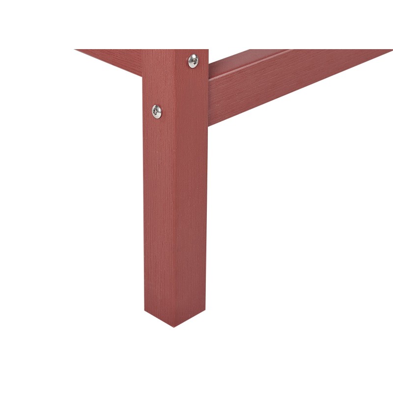 Stolik ogrodowy barowy ADIRONDACK 60 cm 59 cm Materiał syntetyczny Czerwony Stolik ogrodowy barowy ADIRONDACK 60 cm 59 cm Materiał syntetyczny Czerwony