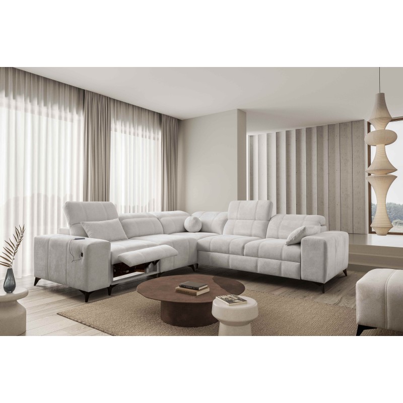 Narożnik ballagio III Mix z funkcją spania oraz funkcją relax tkanina Spring 1104 Narożnik ballagio III Mix z funkcją spania oraz funkcją relax tkanina Spring 1104