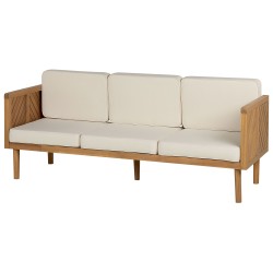 Sofa trzyosobowa drewniana jasna BARATTI Sofa trzyosobowa drewniana jasna BARATTI