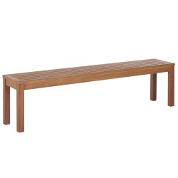 Ławka ogrodowa MONSANO 170 cm Drewno eukaliptusowe Brązowy