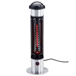Promiennik na podczerwień wolnostojący VEZUVIO 800 W Czarny Promiennik na podczerwień wolnostojący VEZUVIO 800 W Czarny
