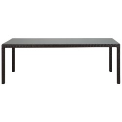 Stół ogrodowy ITALY 220 cm 100 cm Szkło Ciemnobrązowy Stół ogrodowy ITALY 220 cm 100 cm Szkło Ciemnobrązowy