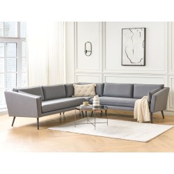 Sofa ogrodowa modułowa 5-osobowa szara LORETELLO Sofa ogrodowa modułowa 5-osobowa szara LORETELLO
