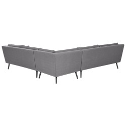 Sofa ogrodowa modułowa 5-osobowa szara LORETELLO Sofa ogrodowa modułowa 5-osobowa szara LORETELLO