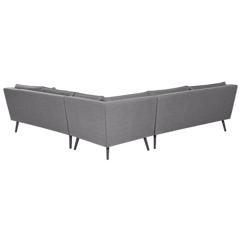 Sofa ogrodowa modułowa 5-osobowa szara LORETELLO Sofa ogrodowa modułowa 5-osobowa szara LORETELLO