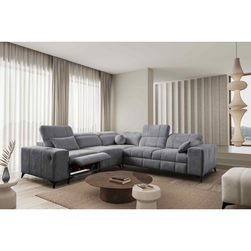 Narożnik ballagio III Mix z funkcją spania oraz funkcją relax tkanina Spring 1101 Narożnik ballagio III Mix z funkcją spania oraz funkcją relax tkanina Spring 1101
