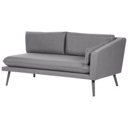 Sofa ogrodowa modułowa 5-osobowa szara LORETELLO Sofa ogrodowa modułowa 5-osobowa szara LORETELLO