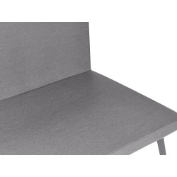 Sofa ogrodowa modułowa 5-osobowa szara LORETELLO Sofa ogrodowa modułowa 5-osobowa szara LORETELLO
