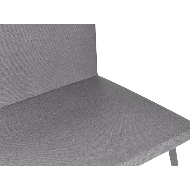 Sofa ogrodowa modułowa 5-osobowa szara LORETELLO Sofa ogrodowa modułowa 5-osobowa szara LORETELLO