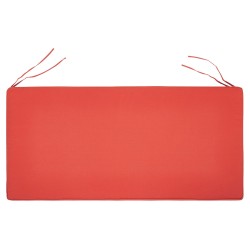 Ławka ogrodowa z poduchą VIVARA 120 cm Certyfikowane drewno akacjowe Bordowy Ławka ogrodowa z poduchą VIVARA 120 cm Certyfikowane drewno akacjowe Bordowy