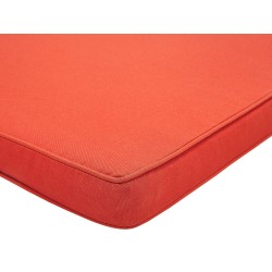 Ławka ogrodowa z poduchą VIVARA 120 cm Certyfikowane drewno akacjowe Bordowy Ławka ogrodowa z poduchą VIVARA 120 cm Certyfikowane drewno akacjowe Bordowy