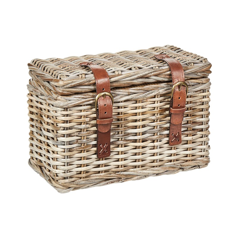 Zestaw 2 koszy IRBID Rattan Naturalny Zestaw 2 koszy IRBID Rattan Naturalny