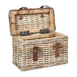 Zestaw 2 koszy IRBID Rattan Naturalny Zestaw 2 koszy IRBID Rattan Naturalny