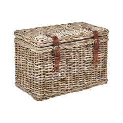 Zestaw 2 koszy IRBID Rattan Naturalny Zestaw 2 koszy IRBID Rattan Naturalny
