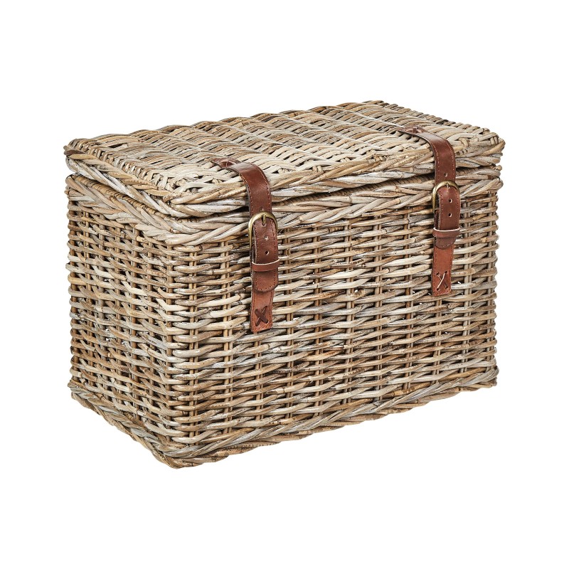 Zestaw 2 koszy IRBID Rattan Naturalny Zestaw 2 koszy IRBID Rattan Naturalny