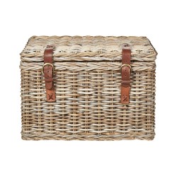 Zestaw 2 koszy IRBID Rattan Naturalny Zestaw 2 koszy IRBID Rattan Naturalny