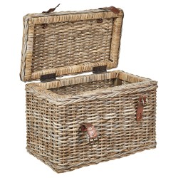 Zestaw 2 koszy IRBID Rattan Naturalny Zestaw 2 koszy IRBID Rattan Naturalny