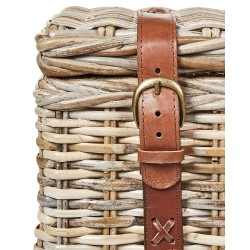 Zestaw 2 koszy IRBID Rattan Naturalny Zestaw 2 koszy IRBID Rattan Naturalny