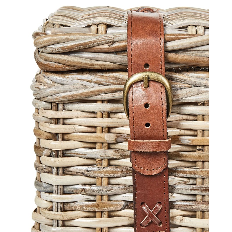 Zestaw 2 koszy IRBID Rattan Naturalny Zestaw 2 koszy IRBID Rattan Naturalny