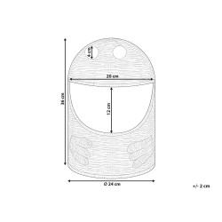 Kosz na zabawki Potwór HORMUZ Rattan Naturalny Kosz na zabawki Potwór HORMUZ Rattan Naturalny