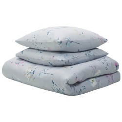 Komplet pościeli EVERGREEN Bawełna satynowa 200 x 220 cm Błękitny Komplet pościeli EVERGREEN Bawełna satynowa 200 x 220 cm Błękitny