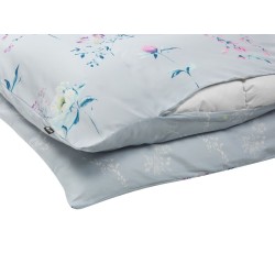 Komplet pościeli EVERGREEN Bawełna satynowa 200 x 220 cm Błękitny Komplet pościeli EVERGREEN Bawełna satynowa 200 x 220 cm Błękitny