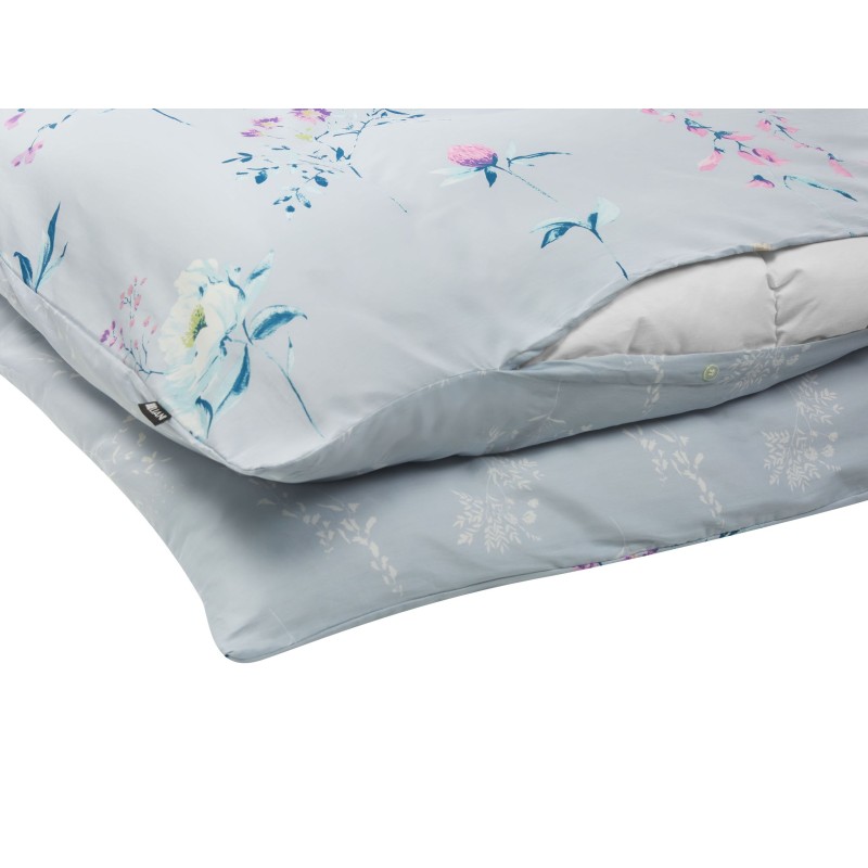 Komplet pościeli EVERGREEN Bawełna satynowa 200 x 220 cm Błękitny Komplet pościeli EVERGREEN Bawełna satynowa 200 x 220 cm Błękitny