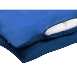 Komplet pościeli HARMONRIDGE Bawełna satynowa 135 x 200 cm Ciemnoniebieski Komplet pościeli HARMONRIDGE Bawełna satynowa 135 x 200 cm Ciemnoniebieski