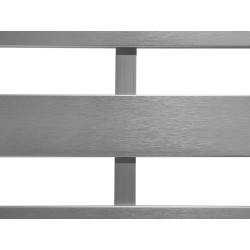 Sofa ogrodowa 2-osobowa jasnoszara SALERNO Sofa ogrodowa 2-osobowa jasnoszara SALERNO