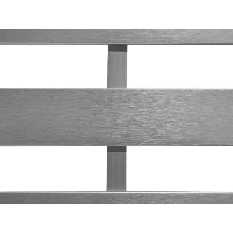 Sofa ogrodowa 2-osobowa jasnoszara SALERNO Sofa ogrodowa 2-osobowa jasnoszara SALERNO