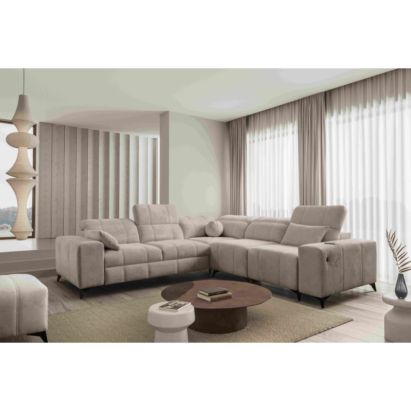Ballagio III corner sofa with a sleeping function - an elegant and functional piece of furniture Ballagio III corner sofa with a sleeping function - an elegant and functional piece of furniture